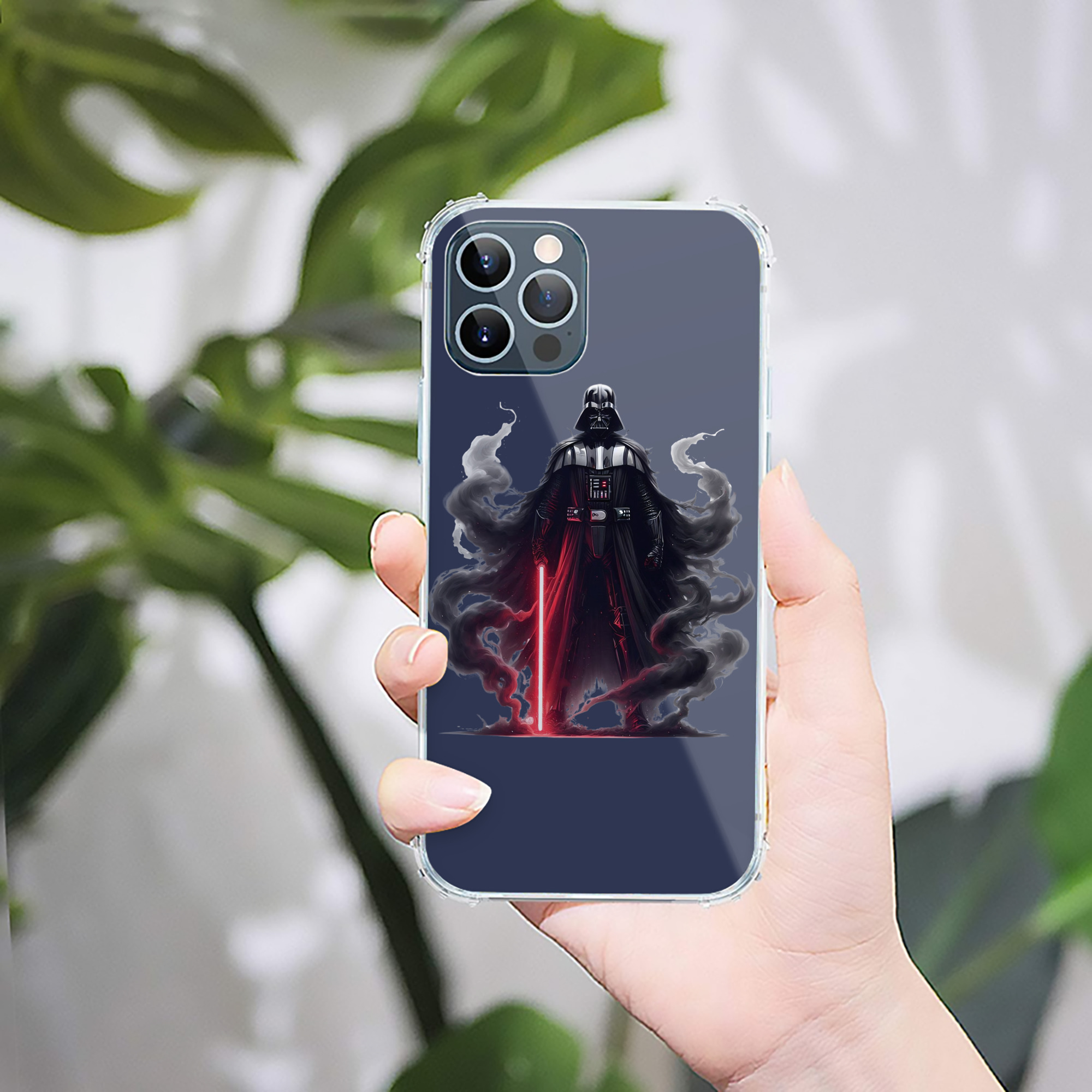 （画像用） スター・ウォーズ Star Wars 【iPhone 12シリーズ対応】透明スマホケース（クリアソフトケース）